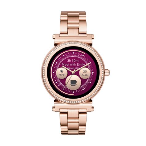 michael kors access sofie rose gold|Amazon.com: Michael Kors Access Women's Sofie .